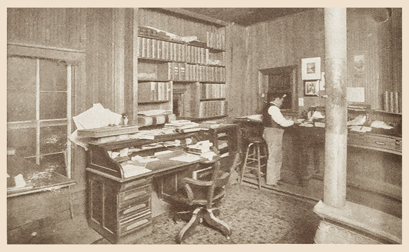 Bookkeeper's Room, Hodge, La.  (1909)
