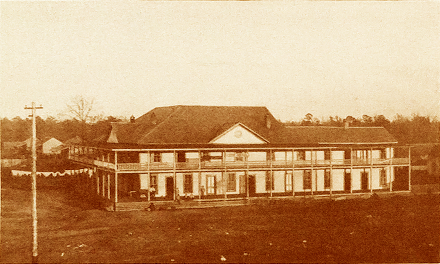 Comodious Hotel at Hodge, La. (1909)